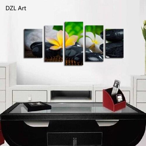 Unframed 5 Piece Blue sea Modern Home Wall Decor Canvas Picture Art HD Print Painting On Canvas for Gift