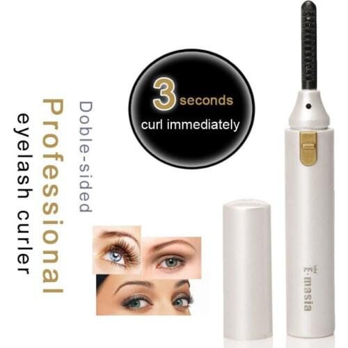 Electric Perm Heated Eyelash Curler Makeup Tool Portable Pen Style Long Lasting Eye lash Curler Curling Kit Women Brazil free