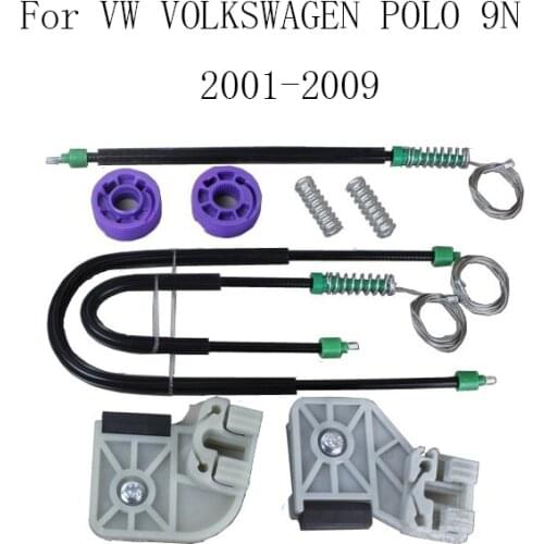 FOR Volkswagen VW POLO 9N 2001-2009 Power Electric Car Window Regulator Window Lifter Repair Kit Set Front Right