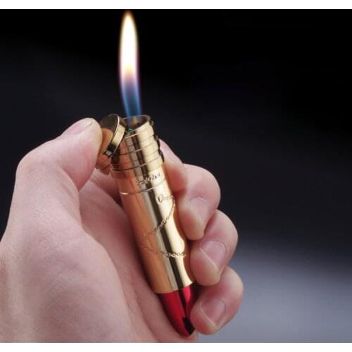 Personalized Lipstick Lighter Creative Fun To Play Inflatable Open Flame Lighter Smoking Accessories for Weed Cute for Girls