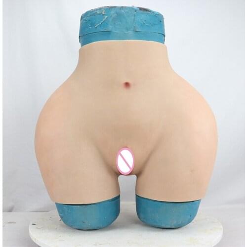 Artificial Silicone Buttock Hip Up Enhancement Panties Fake Vagina Crossdressing for Crossdresser Transgender Drag Queen Shemale