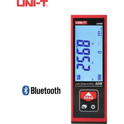 UNI-T LM40B LM50B LM60B Bluetooth Laser Rangefinder Electronic Roulette Laser Digital Tape Rangefinder Measuring Tape