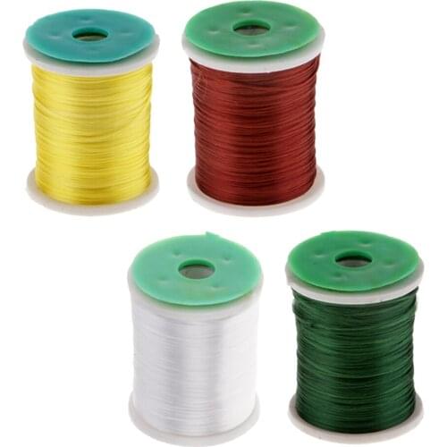 Fly Tying Line & Template 273yds Fly Tying Materials Silver / Yellow / Green / Brown
