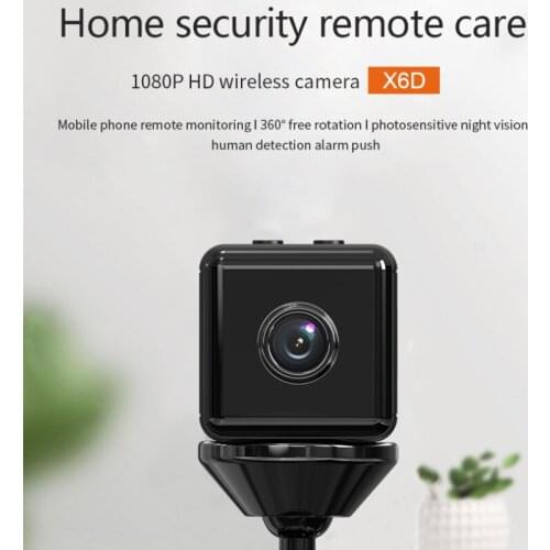 X6D Mini Camera 1080P HD Ip Camera Night Version Voice Video Security Wireless Mini Camcorders Surveillance Cameras Wifi Camera