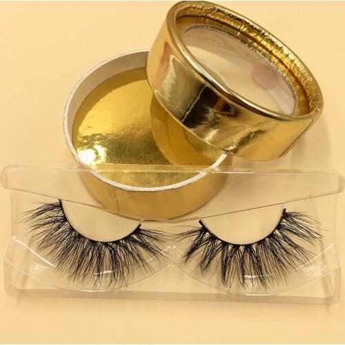Wholesale Mink Lashes 6pairs/lot Natural Length Full Strip 3D Eye Lashes