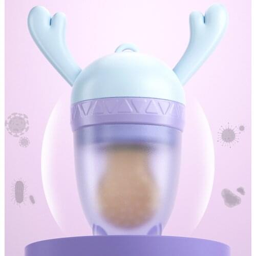 Baby Eat Fresh Fruit Food Feeder Nipple Newborn Teething Soothing Teether Toy Safety Silicone Learning For Teether Portable