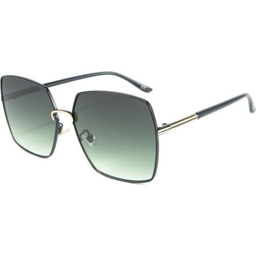 Luxury Retro Womens Square Sunglasses 2021 Featured Famous Design Original Sunglasses For Female Polygonal Rivets Shades UV400