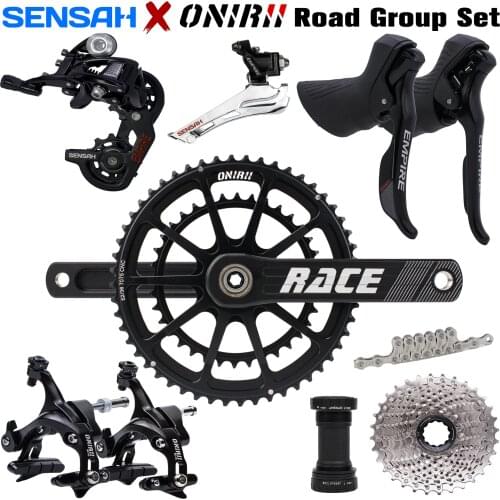 SENSAH EMPIRE 2x11 Speed ONIRII Crank Road Bike Groupset Sti 22s Cassette Shifter Derailleur Caliper Brake Bicycle 105 R8000 New