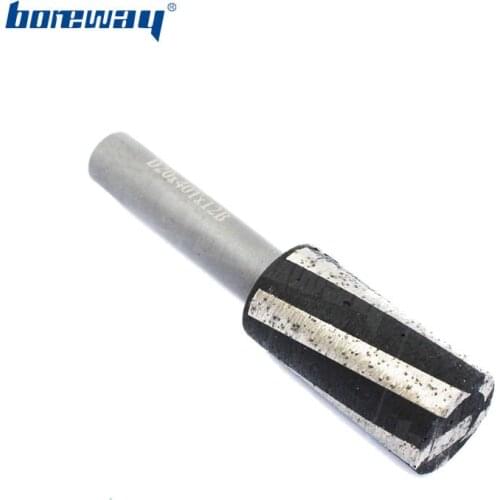 Boreway Supply A Piece of D20*40T*12B Resin Filled CNC Counter Sink Bit With Shank Strengthen Bottom Segment And No Water Hole