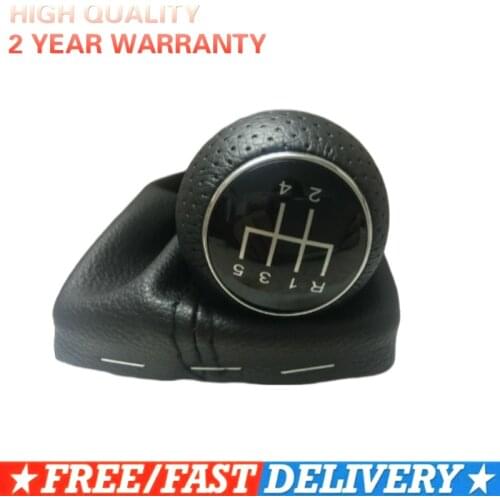 13mm hole Car Gear Shift Knob 5 Speed With Gaitor Fit For Audi A3 S3 2001 2002 2003 Car Styling 13mm