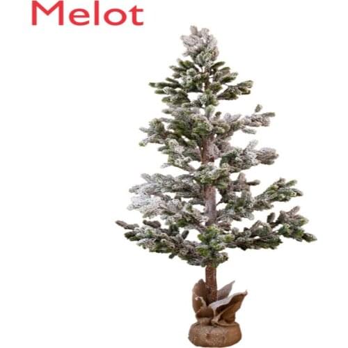 Christmas Tree Decoration Snow Pine Window Shopping Mall Decoration Decoration Holiday Home Large Small Shooting Table Ground