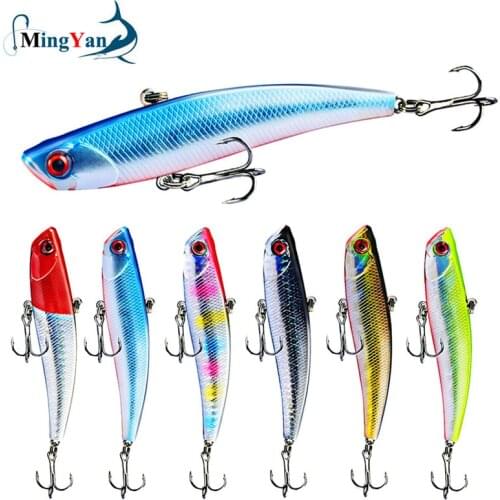 1pcs 9.5 Cm/26g Tough Fishing Lure VIB Rattlin Hook Fishing Sinking Vibration Rattlin Hooktion Bait Pencils Fishing Lure