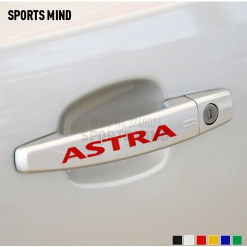 10 Sets For Vauxhall Astra GTC OPC Opel Astra H Car Accessories Car Styling Car Stickers Decal Automobiles Door Handle Sticker