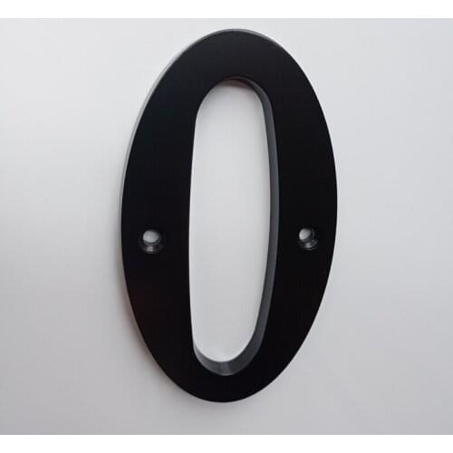 15 cm Big Black House Number Floating Sign Modern Door Numbers Building Signage Outdoor Huisnummer Numeros Casa Address BO