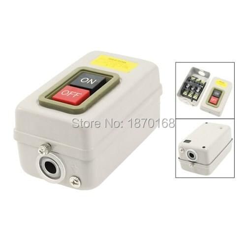 2Pcs BS230B AC380V 3.7KW mesin pemotong On / Off Switch Push Button