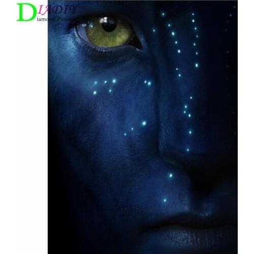 2021 New Full Round Movie Avatar Diamond drawing Diamond embroidery 5D DIY Diamond setting Home decoration gifts