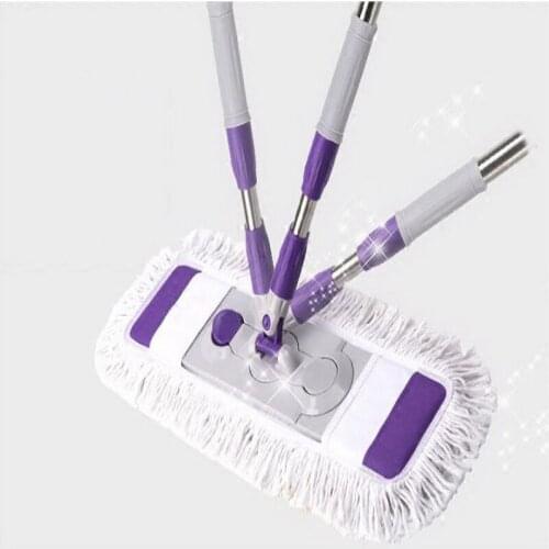 341210/Household flat mop/360 degrees can be rotated/ high quality/ durable/Retractable stainless steel rod/Suspended handle