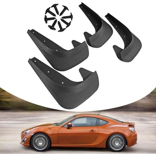 4Pcs Universal Car Front & Rear Mud Flaps Car Mudflaps Splash Guards Auto Accessories