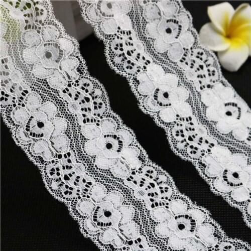 60mm 5yard Lace Ribbon Lace Trim Wedding Decoration Handcrafted Embroidered Sewing DIY Material Tablecloth decorative lace
