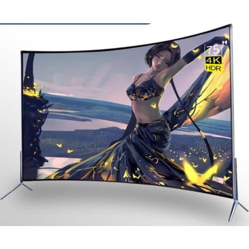 65 75 85 95 100 inch curved screen 4K monitor display multi languages TV wifi KTV TV Android OS smart led television TV