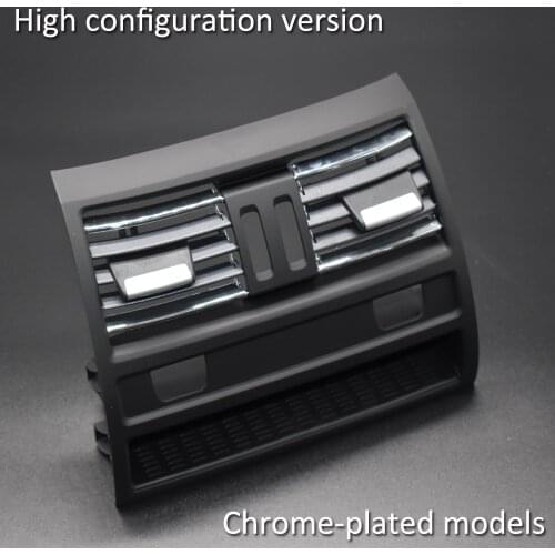 Car Console Fresh Air Outlet Black Air Conditioning Vent Panel Plastic Repair Accessories For BMW 5 F10 Rear Central Vent