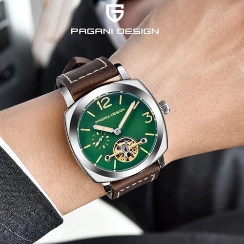 2021 New PAGANI Design Top Brand Luxury Watch Mens Automatic Mechanical Watch Stainless Steel Waterproof Clock Reloj Hombre