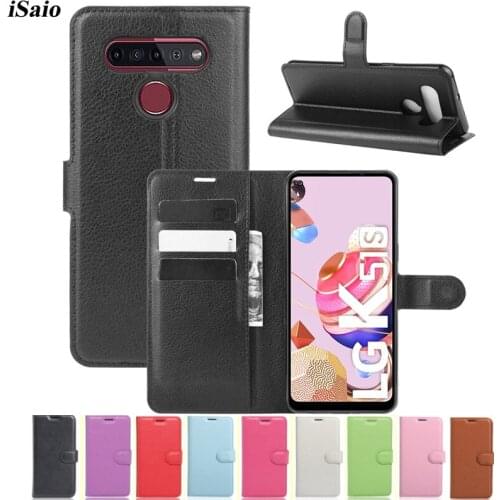 For LG K41S K51S Wallet Case Flip Leather Cover for LG K51S Mobile Phone Case Soft TPU Shell Cover Kickstand with Card Holders