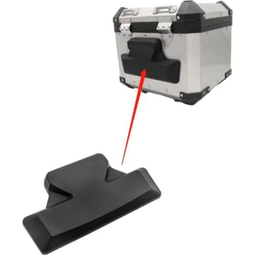 Motorcycle Universal Backsplash Passenger Rear Topcase Set Pad Back Cargo Bag Trunk Sticker case latch lock