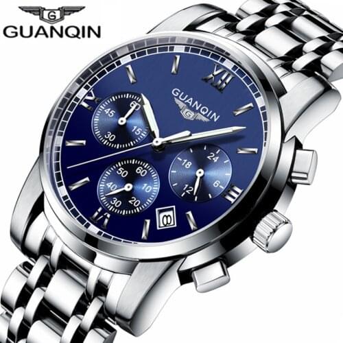 Colorful deer Mens Stainless Steel Watch