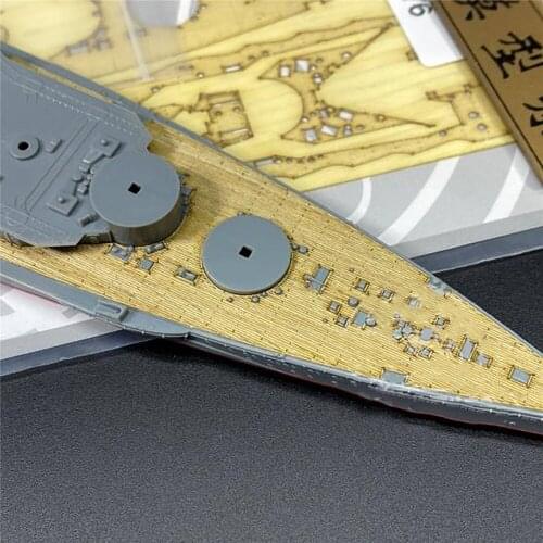 Wooden Deck & Anchor Chain for 1/700 Scale FUJIMI 421483 Nagato Battleship Model Accessories