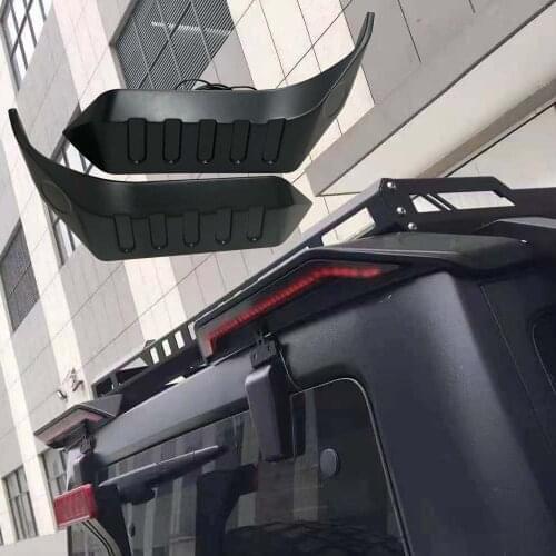 J386 Tailplane Spoiler Wing ABS with Turn Signal and Brake Light Tail wing with light For Jeep Wrangler JK 2007-2017 LANTSUN