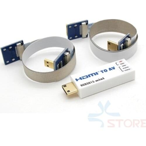 FPV Micro HDMI to AV Converter Board Set & AV Cable Video TX for Sony NEX Series Camera PAL/NTSC RCD3015mini