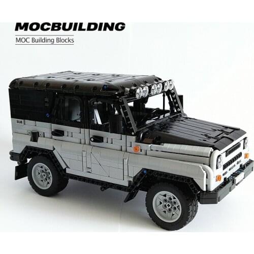 MOC Builing Block Technic Off-roader UAZ 3151 Brick Set Model High-Tech RC Off-roader with Motors Land Cruiser Toy Kit DIY Child