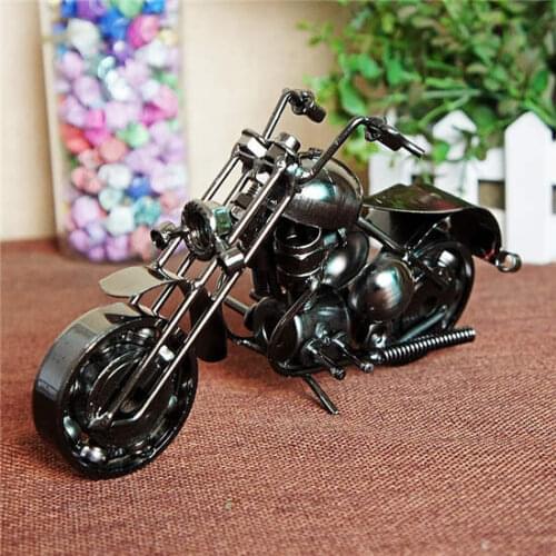 Hand-made metal metal ring iron decoration process aesthetic arc of the motorcycle metal ring statue Easter