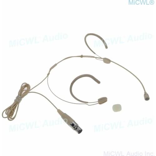 MiCWL Cardioid Headset Microphone for Shure UR24D ULX UR SLX PGX UT Wireless HeadMic System mini TA4F