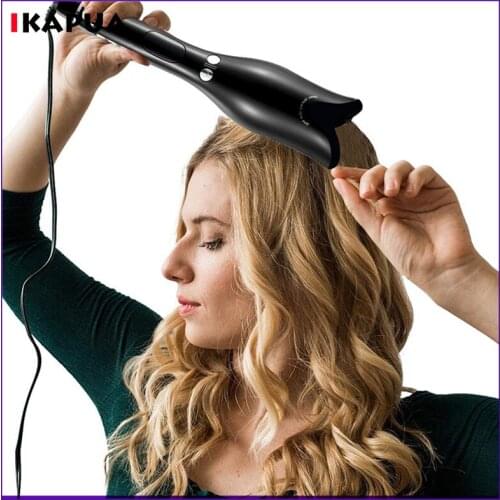 Multi-Function LCD Hair Curler Spin & N Curl 1 Inch Iron Tourmaline Ceramic Heater Titanium Auto Curling Air Wand Hair Curler