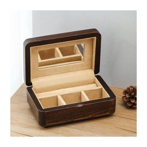 Fashin wood jewelry box storage box jewlery organizer bedroom organizer desktop organizer storage containers for jewelry MSSH021