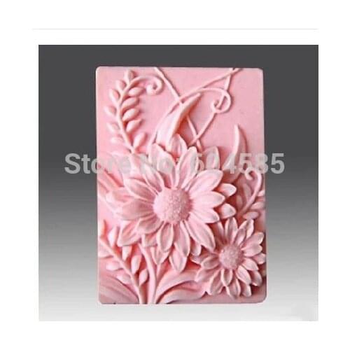 New Flower Craft Art Silicone Soap mold Craft Molds DIY