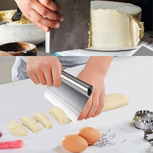 Adjustable Cake Scraper Cream Spatulas Mold Bakeware DIY Home Baking Tools 2