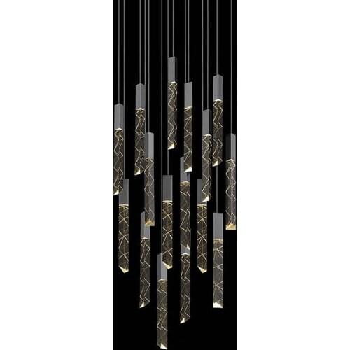 Modern duplex attic crystal chandelier living room dining room home lighting exhibition hall rest area decorative Chandelier