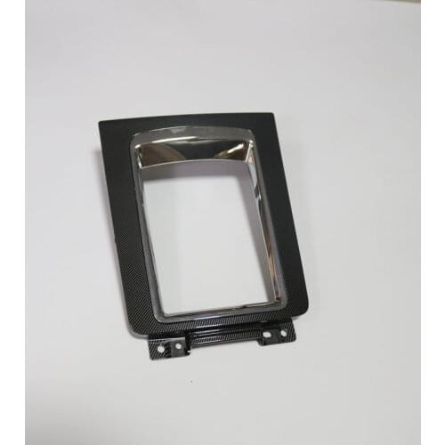 Carbon Fiber Automatic Gear Shift Lever Panel Gear Shift Knob Panel Cover Cap for Mitsubishi Lancer EX