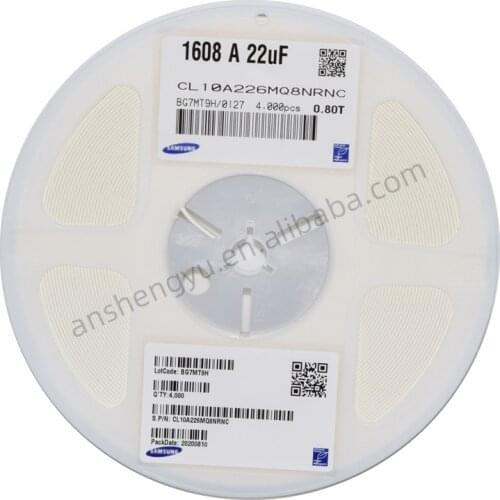 Unids / Lots CL10A226MQ8NRNE 0603 226 6.3V 22uF ± 4000 20% 6.3V X5R Original