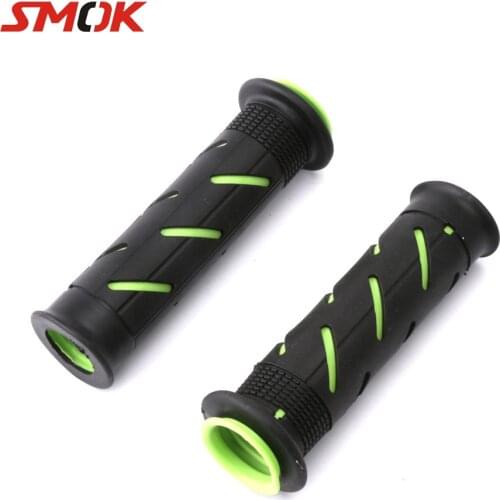 SMOK Universal Motorcycle 7/8" 22mm Handlebar Hand Grips For YAMAHA MT 07 MT-07 Tmax 530 Kawasaki Z900 BMW R1200GS Adventure LC