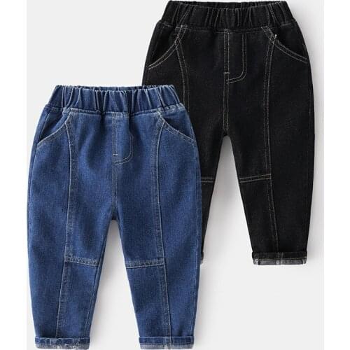 Spring Girls Jeans Baby Kids Jeans for Children Boys Girls Leggings Denim Pants Toddler Pants Girls Kids Pants for Boy Girl 2-8Y