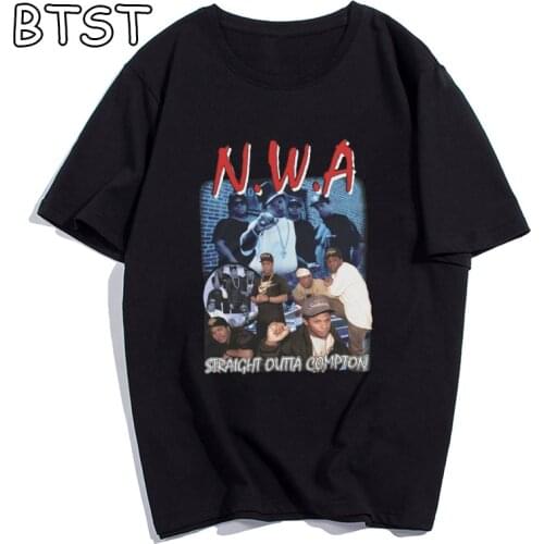 Vintage Rapper N.W Print Fashion Woman/men Graphic T Shirt Oversize Funny Graphic T-Shirt Hip Hop Style Punk Tops