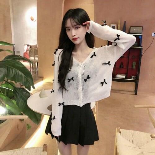 Woman Sweaters Cardigan Shawl With Skirt Summer Knitted Cardigan Long Sleeve Loose Hollow Blouse Sueters De Mujer