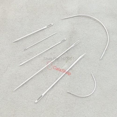 10 package NEEDLES UPHOLSTERY REPAIR HAND KIT for CANVAS LEATHER CARPET Sewing Pin 7 F315
