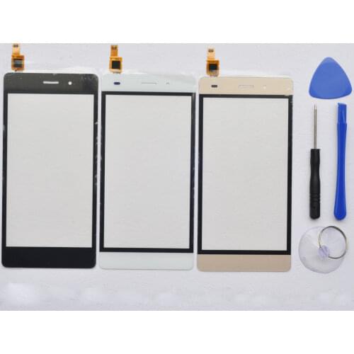 BINYEAE Touch Screen For Huawei 5.0''P8 Lite 2015/5.2''P8 Lite 2017 Digitizer Touch Panel Glass Lens Sensor Free Tools+Adhesive