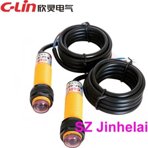 C-Lin E3F-5C1 E3F-5C2 Authentic original Photoelectric switch NPN DC6-36V