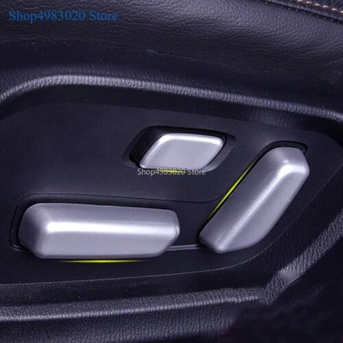 Car Seat Adjustment Switch Knob Button Control Covers Trims Interior Molding For MAZDA CX-5 CX5 CX 5 2017 2018 2019 Accessories